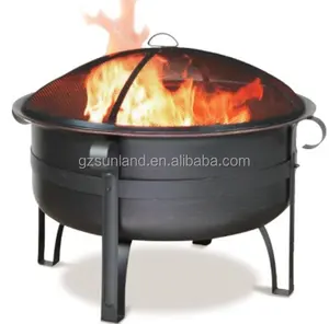 32-inch Zware Staal Vuurkorf Cauldron met Stand en Cover