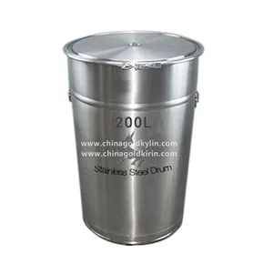 Chinagoldkirin Best Selling Cheap 200 Litre Stainless Steel Drum For Sale