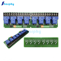 Module de relais électromagnétique 8 canaux 30A isolation optocoupleur 8 voies prend en charge 5V 12V 24V déclencheur haut/bas pour maison intelligente