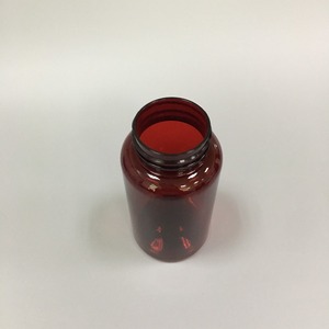 250ml Rouge <span class=keywords><strong>Rubis</strong></span> Couleur Boston Rond PET Médecine Bouteilles En Plastique Taille Personnalisée - Product Image 3