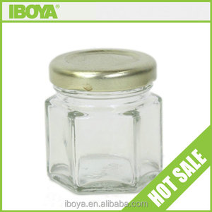 Vacío Frascos de Vidrio Para Atascos Hexagonal, Miel, Encurtidos, Salsas de Almacenamiento - Product Image 3