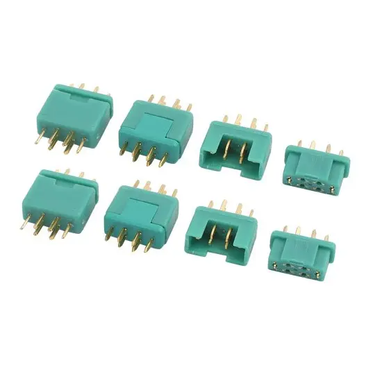 Conectores multiplex mpx, conectores de 6 pinos mpx para bateria rc lipo