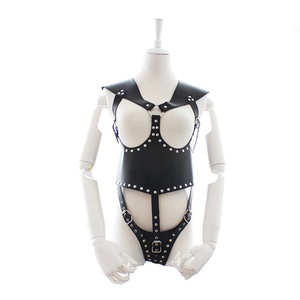 Vrouwen Sexy Lederen Body Harnas Bdsm Bondage Terughoudendheid Slaaf Beperkingen Fetish Seksproducten - Product Image 2