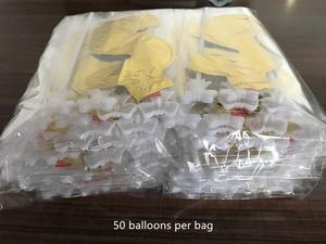 5 pouces Vente Chaude Mini Taille 0 À <span class=keywords><strong>9</strong></span> Numéro Argent Or Feuille Ballon Pour La Décoration De Gâteau - Product Image 4