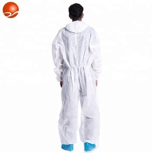 Traje de seguridad desechable para industria alimentaria, bata microporosa desechable 5/6 - Product Image 2