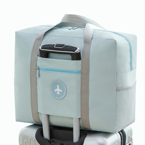 Borsa da <span class=keywords><strong>Viaggio</strong></span> Pieghevole, Borsa Weekend, Borsa da Trasporto Notturno con Manico per <span class=keywords><strong>Trolley</strong></span>, <span class=keywords><strong>Borsone</strong></span> da <span class=keywords><strong>Viaggio</strong></span> Leggero - Product Image 5