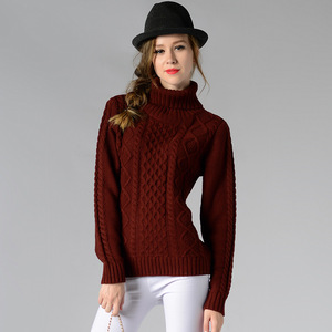 Cardigan chaud en tricot à col roulé multicolores à bas prix pour femmes enceintes - Product Image 4