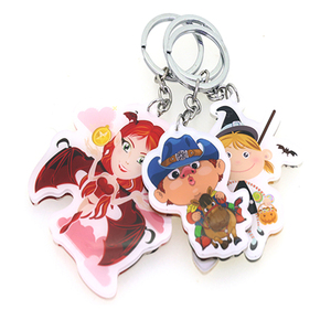 Phổ Biến Nhất Được Quét Mã QR Keychain OEM Giá Rẻ Tùy Chỉnh Acrylic/Nhựa/Vòng Chìa Khóa Trong Suốt Với Logo Của Riêng Bạn - Product Image 1
