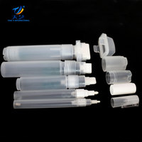 Stylos à eau rechargeables pour l'art, marqueurs en plastique, corps vide, marqueurs de peinture vides, recyclage, marqueurs acryliques vides