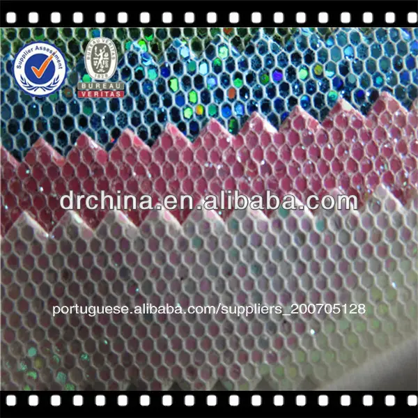 hot vendas sintético couro do plutônio glitter para mala made in china