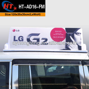 Techo de encargo del coche ligero del color LED Tejado publicitario superior - Product Image 5