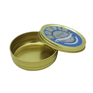 Vacuum Customized Caviar Tin Can Packing