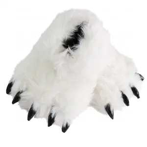 Bear Paw Slippers Grizzly Bear Fuß Hausschuhe Fuzzy Stuffed Animal Claw Schuhe