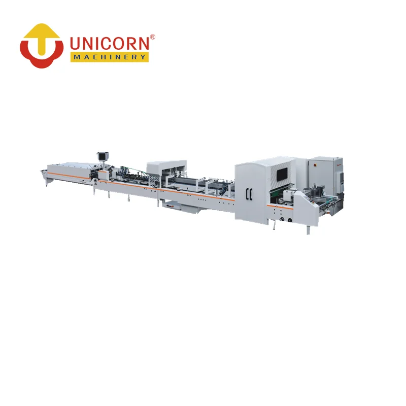 Автоматическая коробка Папка Gluer Угловые вставки края складывая холодного склеивания машина