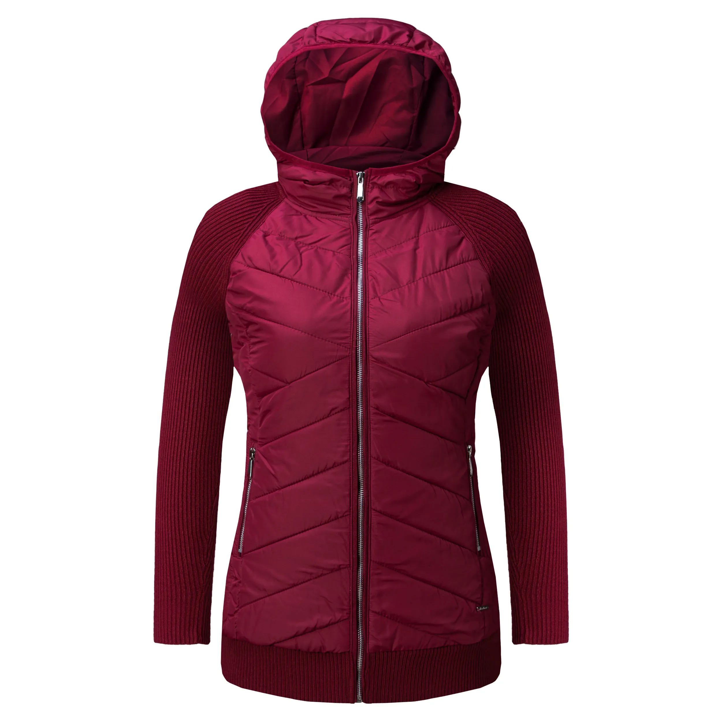 高品質の女性の冬のレジャー運動フード付き屋外の新しいデザインのジャケット