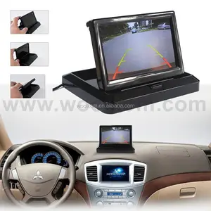 Ecran de voiture numérique TFT LCD, moniteur de stationnement haute définition 800x480 pixels, 5 pouces, 16:9, couleur, pour caméra de recul, pour stationnement