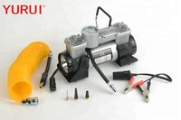 Compresseur d'air 2 en 1 en métal pour pneus de voiture, pompe à air pour véhicules, gonfleur de pneus, 180w, avec lampe, DC 12V, 150psi