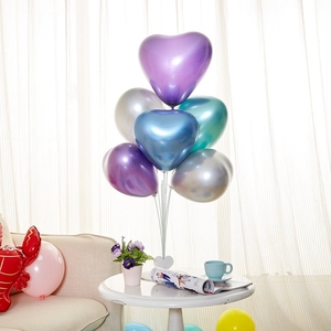 Ballon en métal personnalisé avec logo personnalisé, décoration de fête, ballons métalliques chromés colorés pour <span class=keywords><strong>club</strong></span> de mariage - Product Image 2