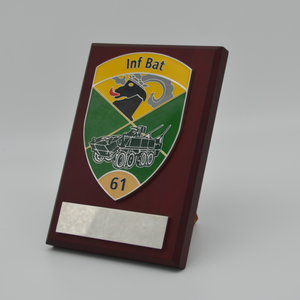 2019 alta calidad de epoxi de esmalte duro tanque militar Premio escudo de <span class=keywords><strong>madera</strong></span> de rectángulo de escudo - Product Image 3