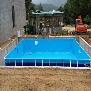 Fabricant professionnel fournissant des piscines rectangulaires en acier portables avec cadre métallique et revêtement en PVC pour l'extérieur - Product Image 4