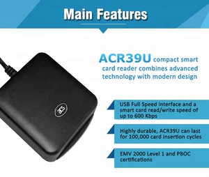 Chip IC certificado ISO 7816 Emv, contacto USB, lector de tarjetas inteligentes, ACR39U-U1 - Product Image 3