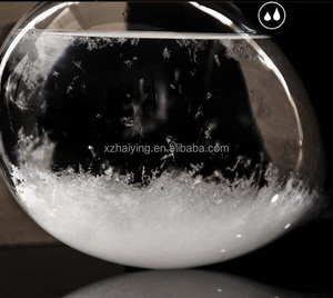 DIY globo di neve vetro vuoto con Base in legno fabbricazione su misura bottiglia di vetro di natale europeo cupola di vetro chiaro <span class=keywords><strong>Murano</strong></span> Weathe - Product Image 5