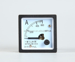 600/5A tipo di Puntatore ac misuratore di corrente 48*48 scatola di controllo della Temperatura amperometro AC corrente di sovraccarico indicatore meter - Product Image 1