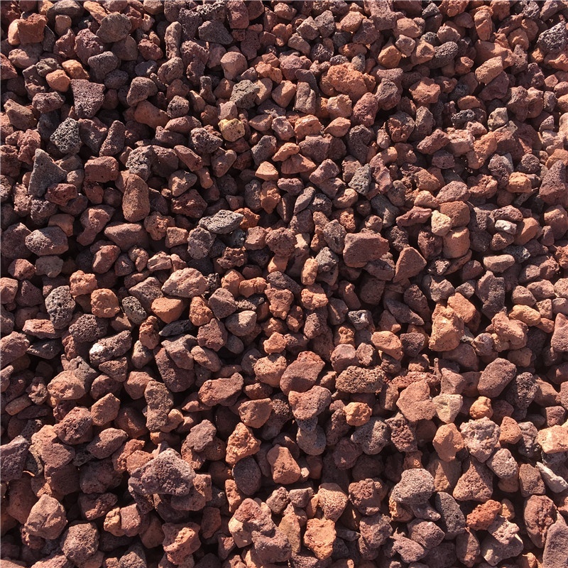 Pietra Pomice Naturale Porosa di Lava Vulcanica, Rocce di Lava Rossa per Piante e Coltura Idroponica