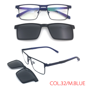 Montures de lunettes Vintage Montures polarisées <span class=keywords><strong>Clip</strong></span> on Flip up Lunettes de soleil <span class=keywords><strong>Clip</strong></span> on Glasses - Product Image 5