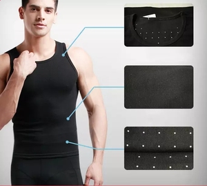 Rongrong <strong>Compression</strong> Stomach Girdle Tank Top Body Shaper <strong>Vest</strong> <strong>for</strong> <strong>Men</strong> - Product Image 4