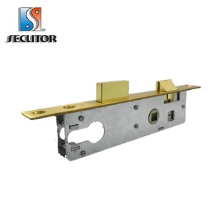 Cerradura de Embutir con Cilindro de Perfil, Versión 23mm, Acabado Negro - Product Image 1