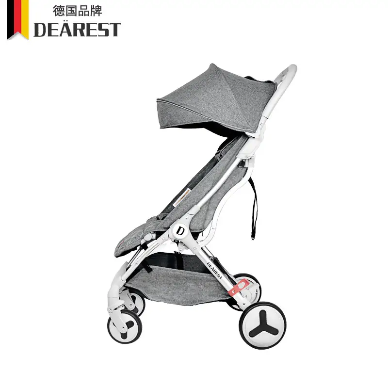 Stroller OEM Polyester Baru Yang Dapat Dilipat Masa Depan Kedatangan Tersayang Modern untuk 6 Bulan-3 Tahun Dukungan Stroller Anak-anak