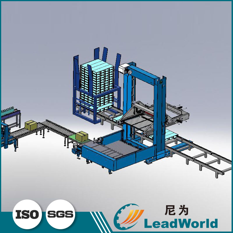 Date Plastique Boîtes Stacker Grue Machine De Palettisation