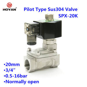 1นิ้ว1.5นิ้ว2นิ้วทองเหลืองหรือสแตนเลสนักบินอากาศโซลินอยด์วาล์ว - Product Image 6