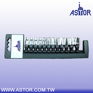 12 pcs 1/4" Dr. 6 Point Hand Tool Chrome Vanadium Socket Wrench Set - Product Image 3