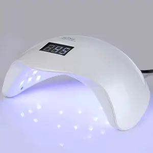 Hot Sale Double Power Low Heat 48W Uv Lamp SUN5 Led Uv Curing Lamp Uv Nail Lamp With 99s Timer