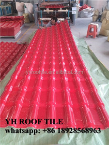 Tuile de toiture en PVC ondulé / Tuiles de toiture en PVC / Feuille de toiture en plastique ondulé espagnol - Product Image 4