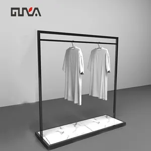 Retail Shop Garment Hanging Display Stand Racks For Clothing Store