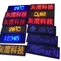Insegne-Micro cargador USB programable LED, insignia de etiqueta de nombre, fácil de usar, adecuado para KTV, hoteles, publicidad, etc.