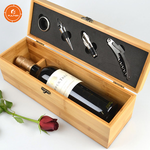 Personalized Custom Luxury Wooden Wine Box Packaging for Red Wine Box