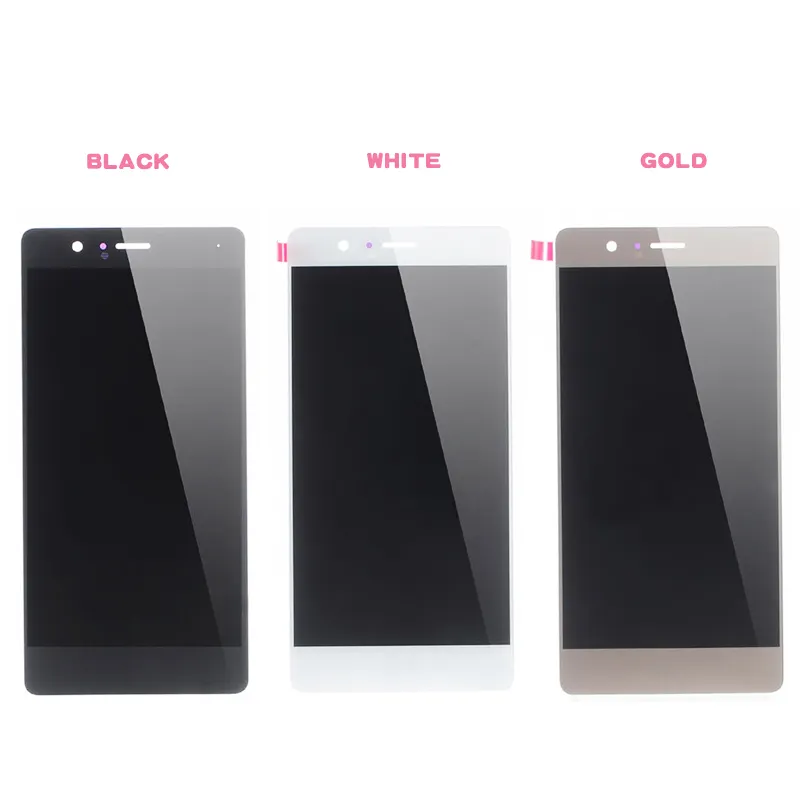 Original mobile phone LCD assembly for Huawei P9 Lite LCD display with digitizer white black gold