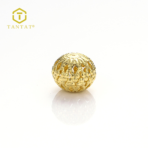 12 millimetri di STILE DELL'ANNATA SOLIDO OTTONE GREZZO FILIGRANA BEAD - Product Image 3