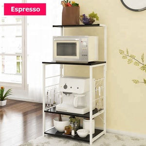 Organizador de cocina de 3 niveles, estante de utilidad para horno de microondas, estante, olla, sartén, armario de almacenamiento - Product Image 3