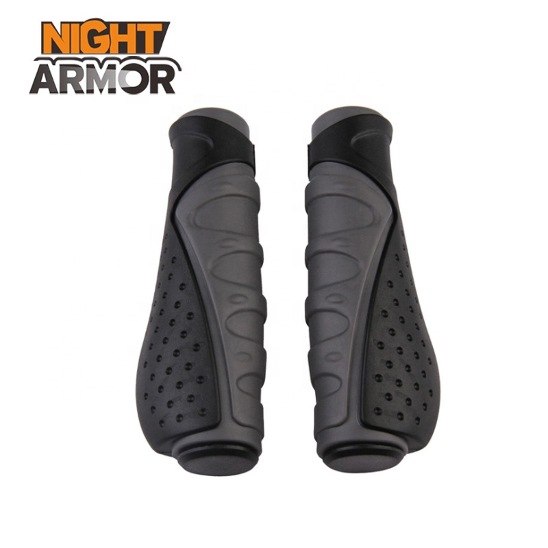 Нескользящие защитные накладки на руль велосипеда для горного велосипеда/шоссейного велосипеда/складного велосипеда (черный + серый)