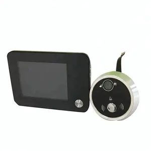 Mirilla Digital para puerta con pantalla LCD de 3,5 pulgadas, visor de 1,3 MP, timbre de puerta con cámara, DVR, visión nocturna infrarroja, Zoom 4X