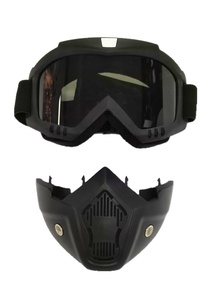 Straordinaria Maschera Tattica Integrale di Grande Successo per Airsoft e Paintball con Protezione Professionale per Naso e Viso e Occhiali Protettivi - Product Image 6