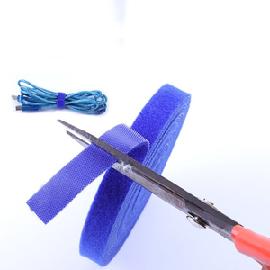 Gestion de Câbles réutilisables Sangles/Réglable Fixation Câble Sangle Crochet et Boucle Cordon Liens - Product Image 1