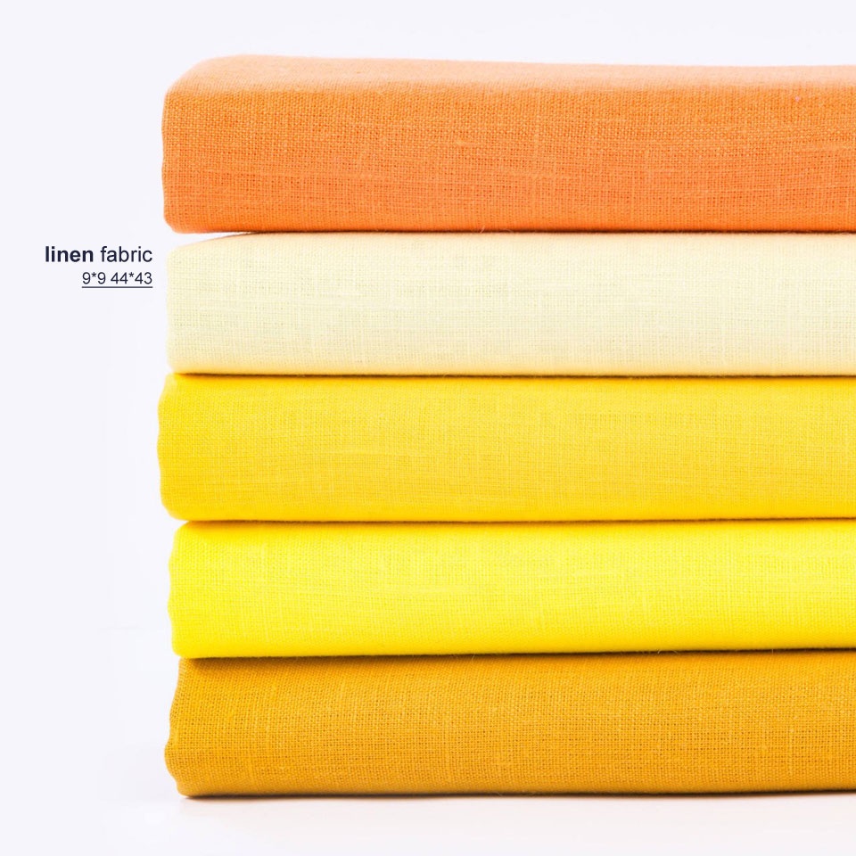 L-6002 хорошего качества по оптовой цене от китайского производителя, лимонно-желтый для брюк 100 льняной ткани