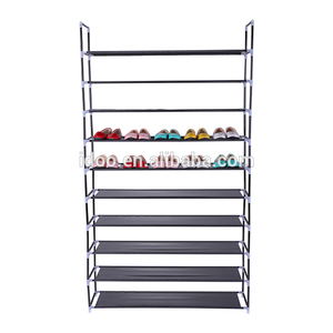 Estante <span class=keywords><strong>de</strong></span> almacenamiento <span class=keywords><strong>de</strong></span> 10 niveles, torre <span class=keywords><strong>de</strong></span> Metal <span class=keywords><strong>de</strong></span> <span class=keywords><strong>tela</strong></span>, organizador <span class=keywords><strong>de</strong></span> zapatos, <span class=keywords><strong>armario</strong></span>, 50 pares - Product Image 2