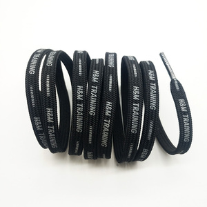 Hot bán tùy chỉnh thiết kế in ấn logo <span class=keywords><strong>Polyester</strong></span> phẳng dây rút dây với kết thúc - Product Image 6